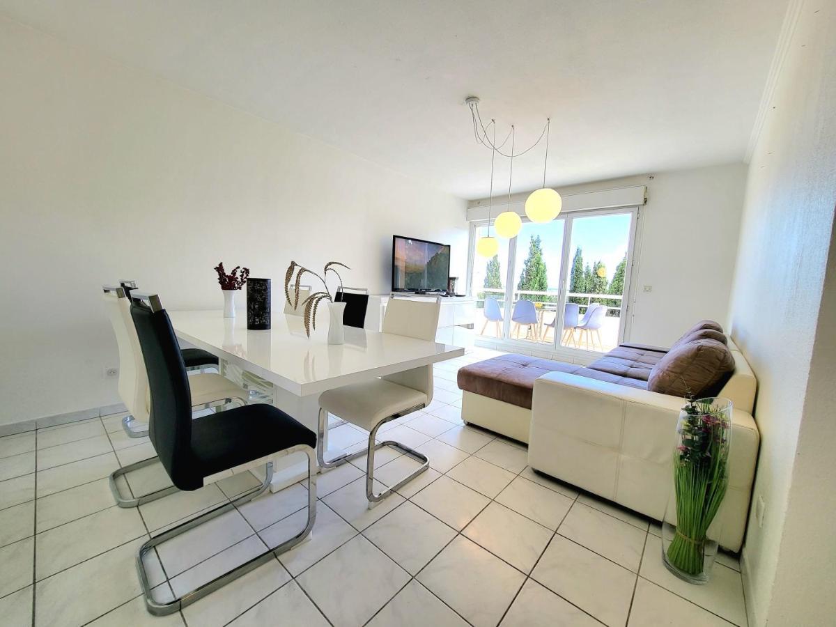 Appart Luxueux 3 Pieces, Piscine, Mer, Terrasse Cannes Dış mekan fotoğraf
