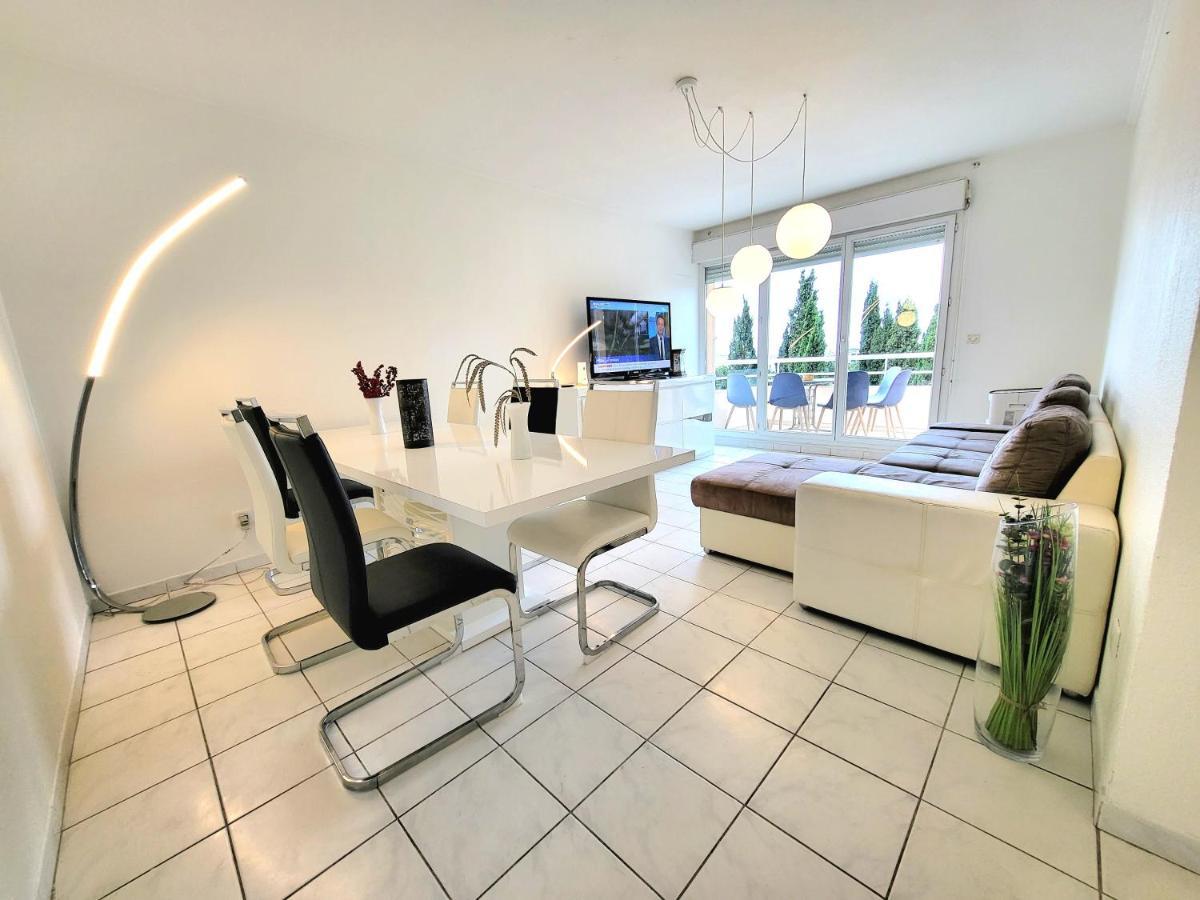 Appart Luxueux 3 Pieces, Piscine, Mer, Terrasse Cannes Dış mekan fotoğraf