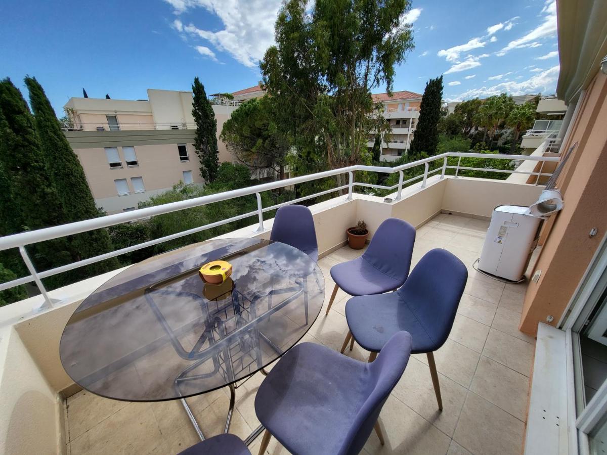 Appart Luxueux 3 Pieces, Piscine, Mer, Terrasse Cannes Dış mekan fotoğraf