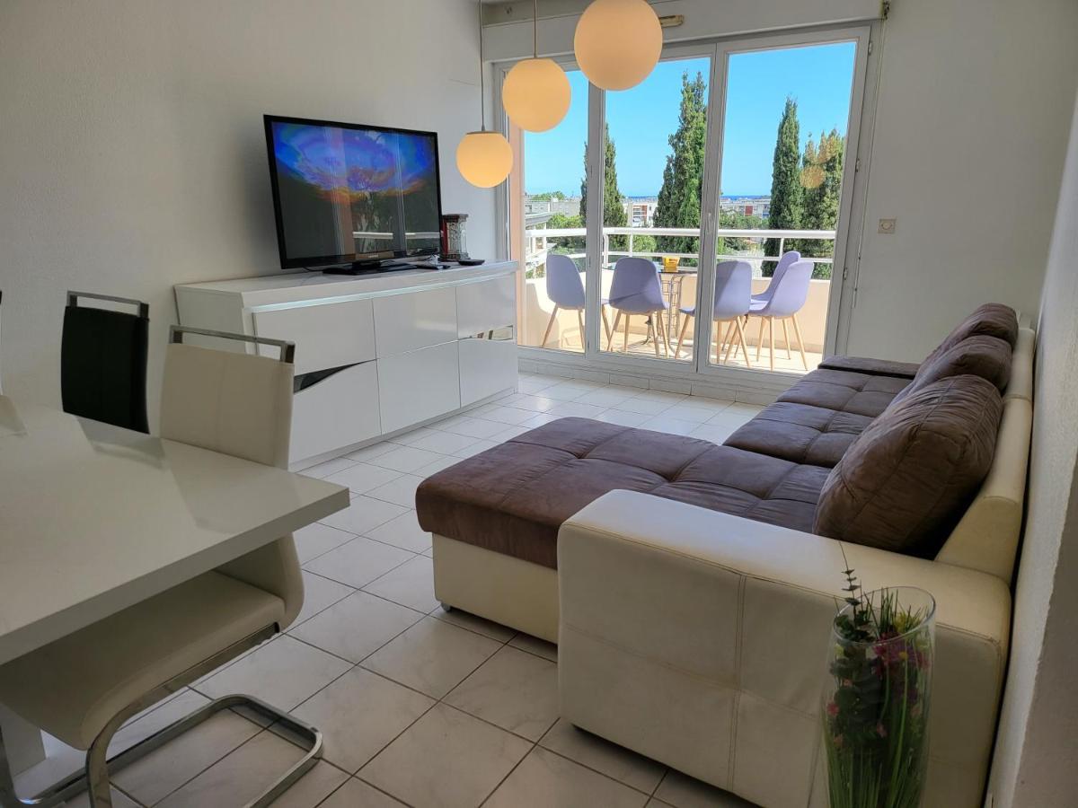 Appart Luxueux 3 Pieces, Piscine, Mer, Terrasse Cannes Dış mekan fotoğraf